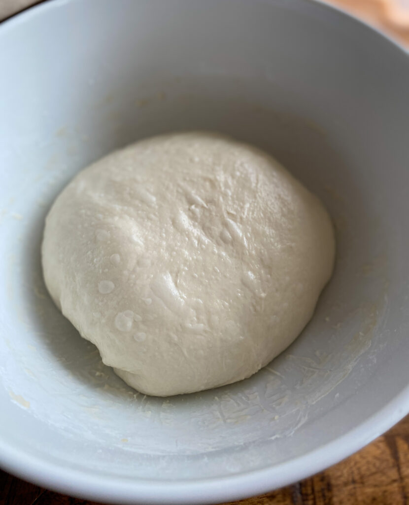 Sourdough Bread End of Bulk Fermentation