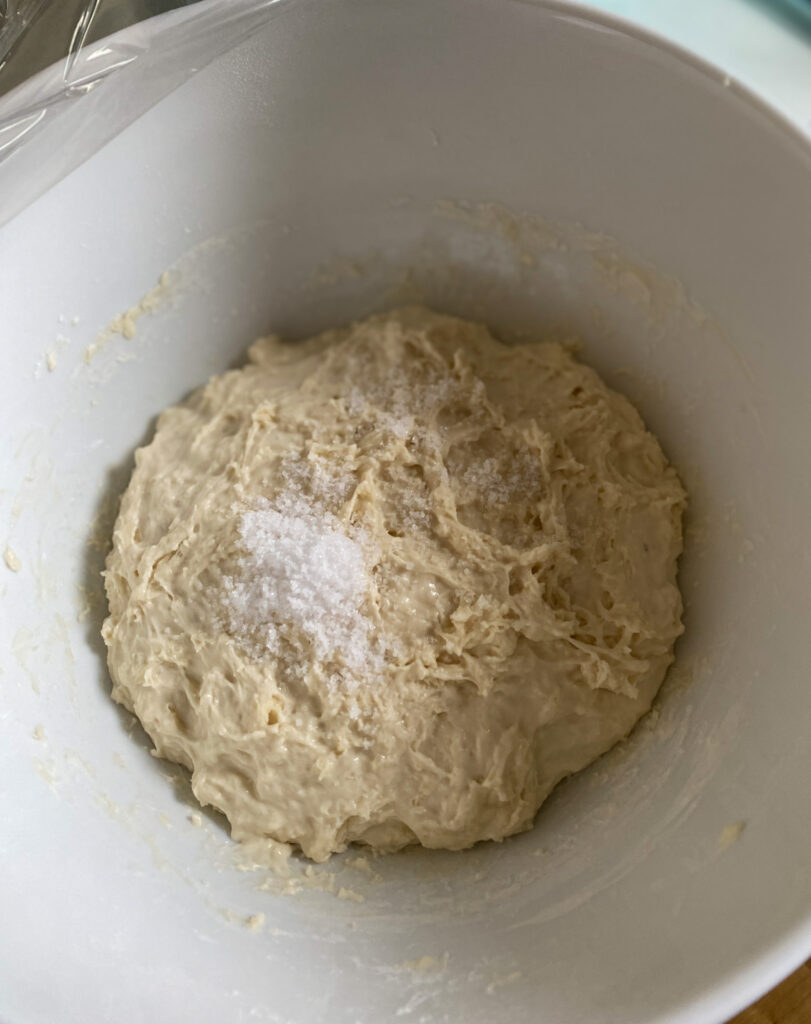 Sourdough Bread Mixing Salt