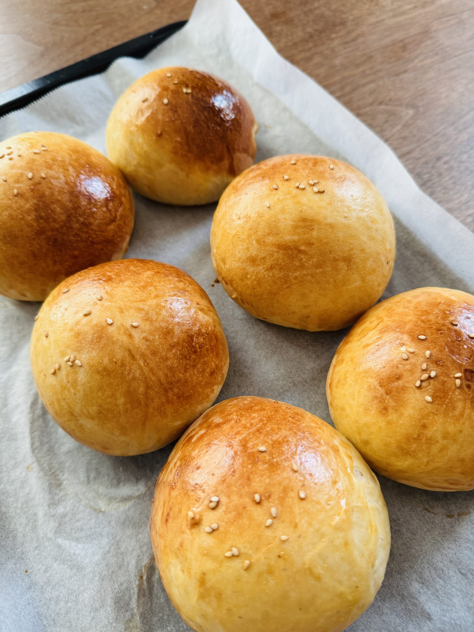サワードウ バーガーバンズ焼き上がり