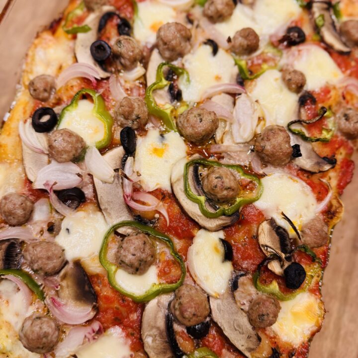 サワードウ フォカッチャピザ焼き上がり