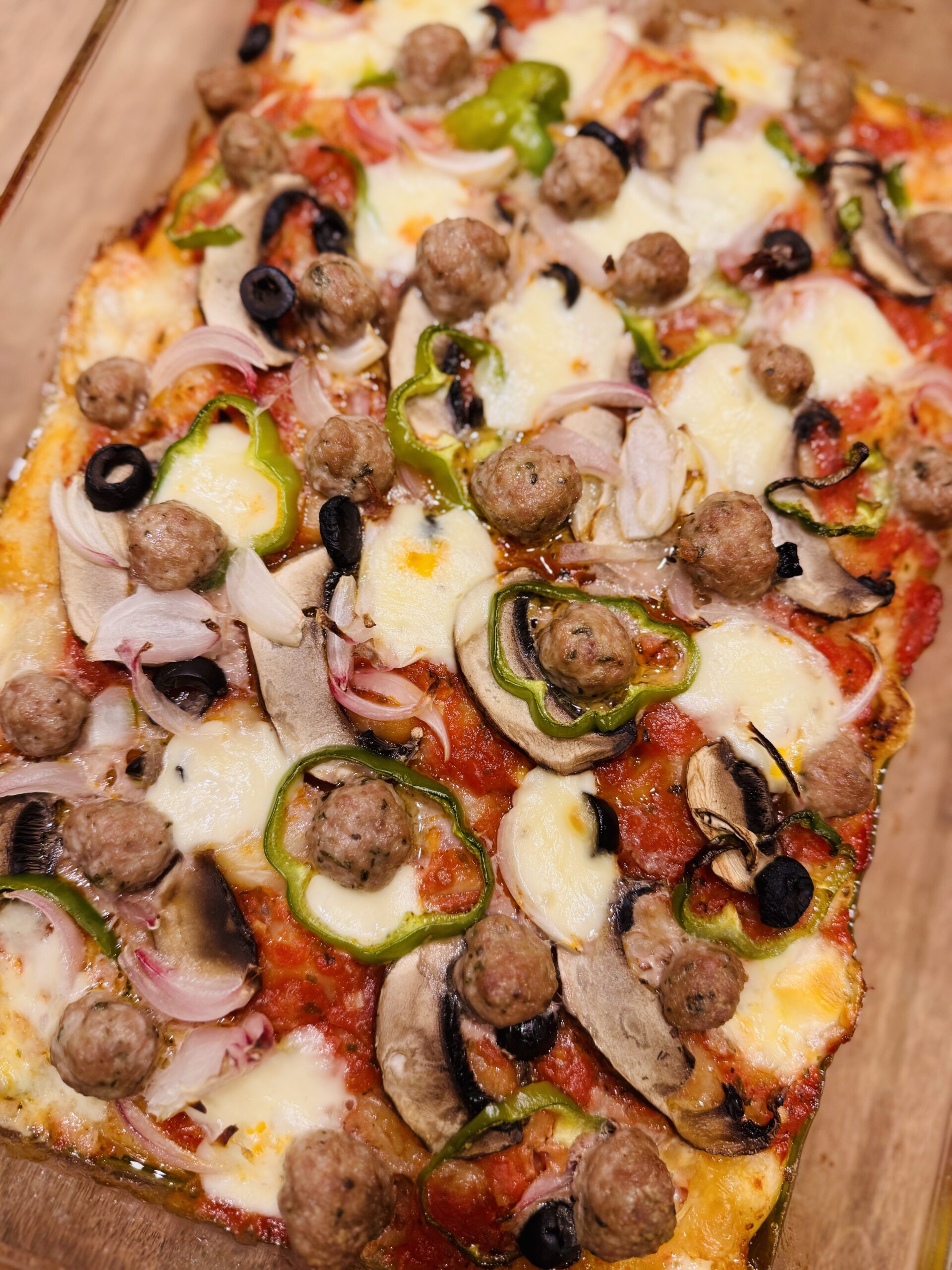 サワードウ フォカッチャピザ焼き上がり