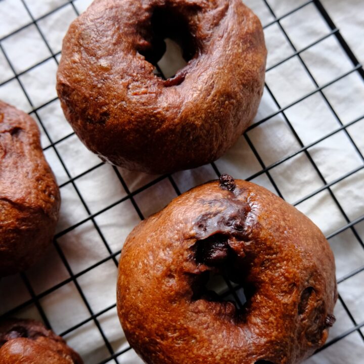 サワードウ ダブルチョコレートベーグル