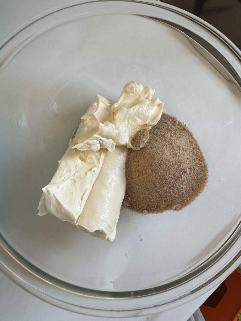 ブルーベリーレモンのクリームチーズ